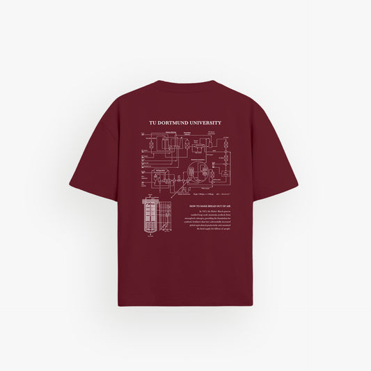 Heavy Oversized Shirt Velvet Wine · 23X053-2