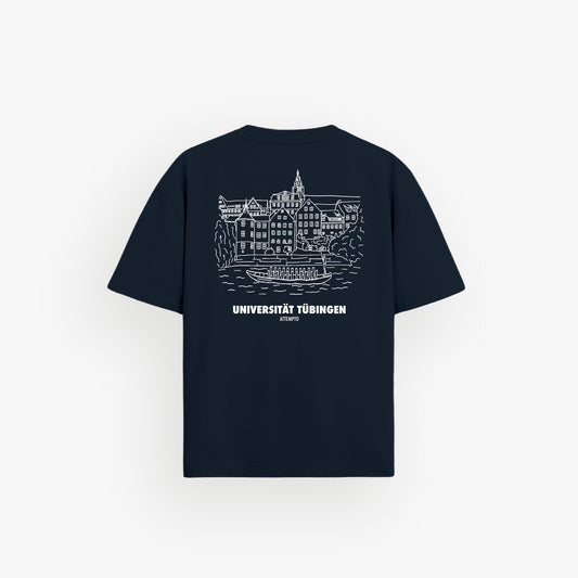 Iconic Oversized Shirt French Navy · 23X160-2