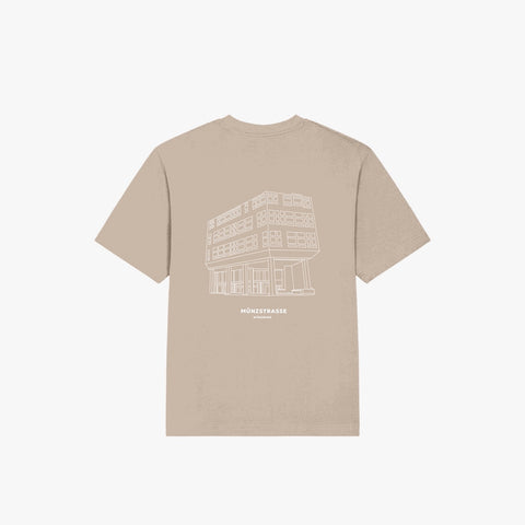 THWS · Oversized Organic Shirt Desert · 23X038-2
