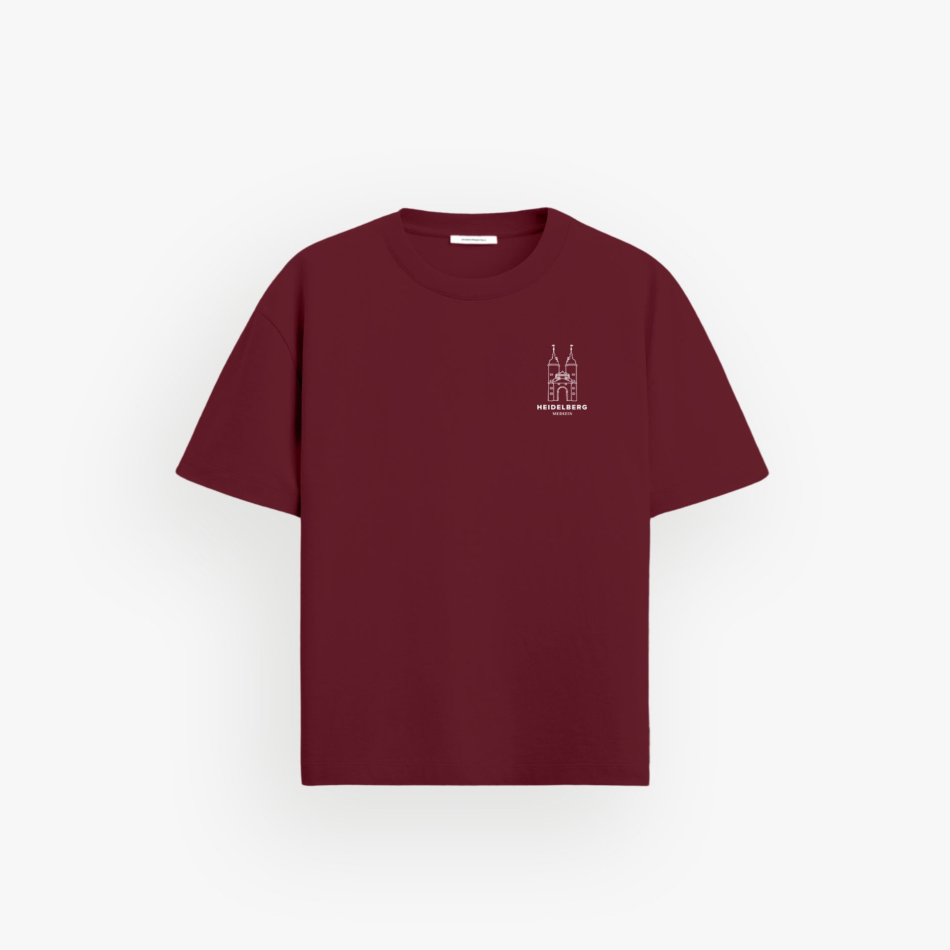 Heavy Oversized Shirt Velvet Wine · 23X080-3