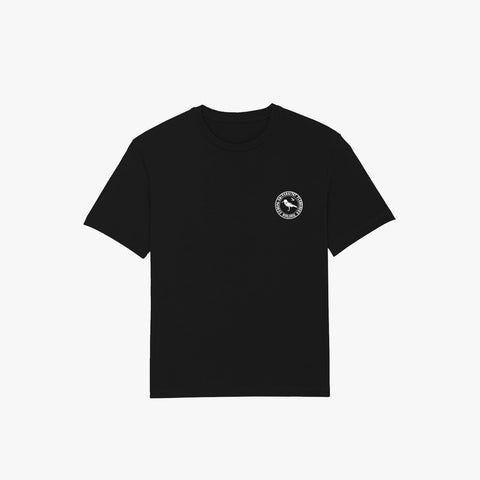 EUFB · Oversized Organic Shirt Black · 23X086-1