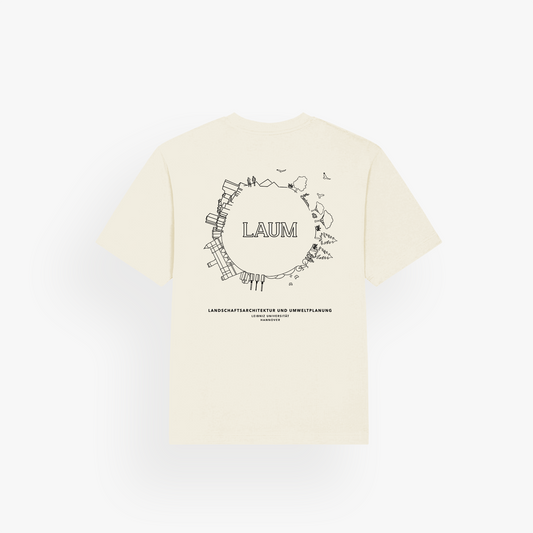 GWLLU · Classic Oversized Shirt Natural Raw · 23X087-2