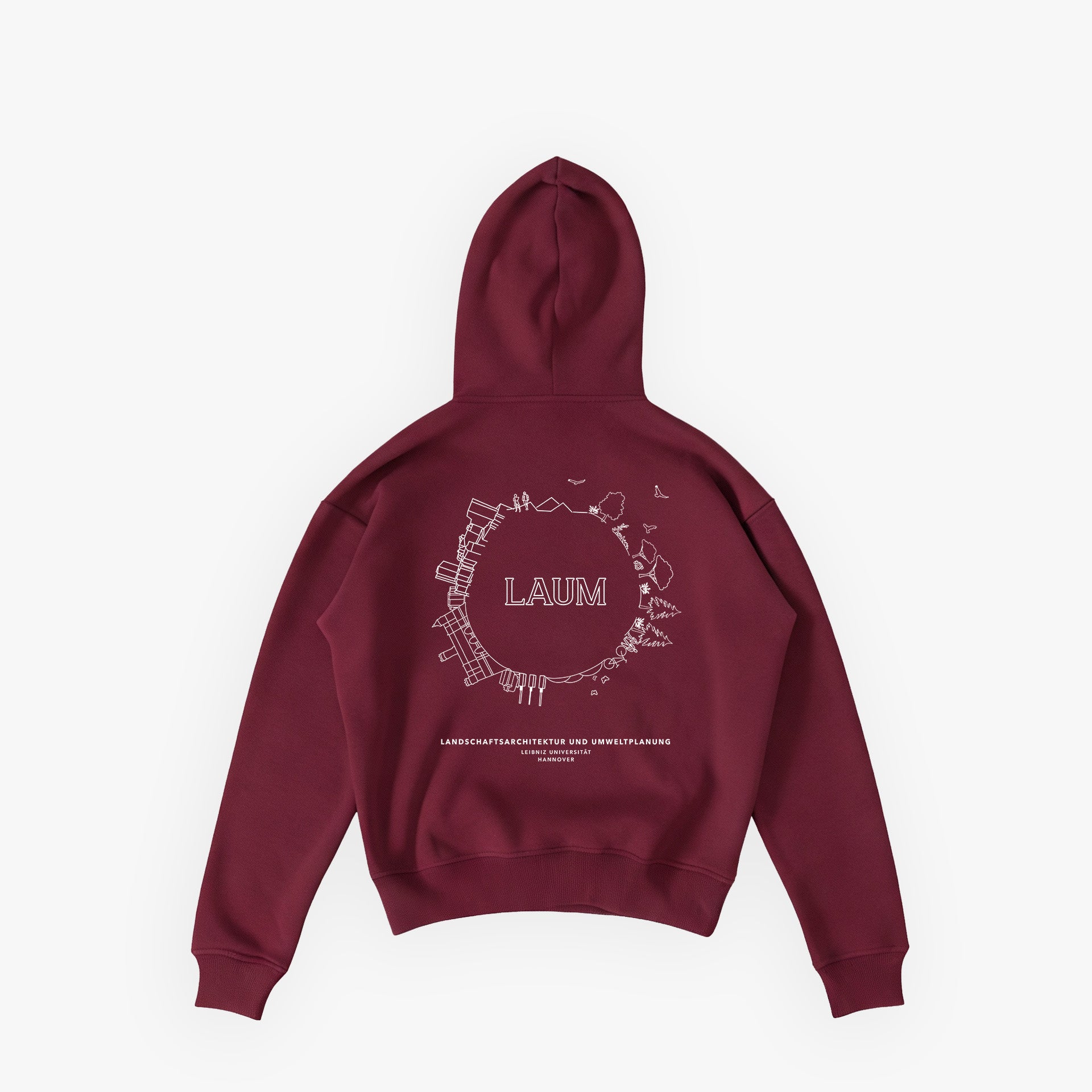 Studios Essentials Hoodie N°4 Velvet Wine · 23X087-3