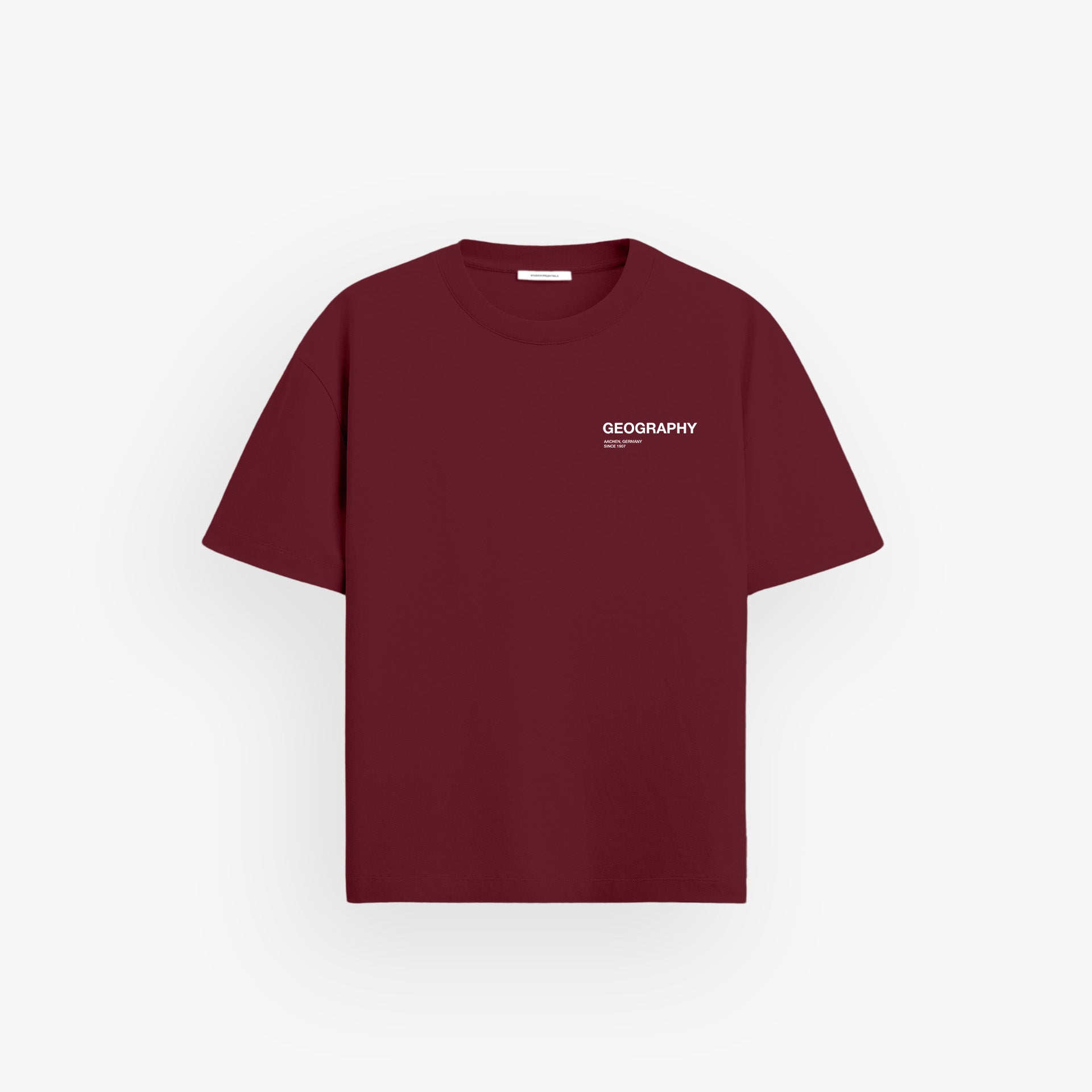 Heavy Oversized Shirt Velvet Wine · 23X132-2