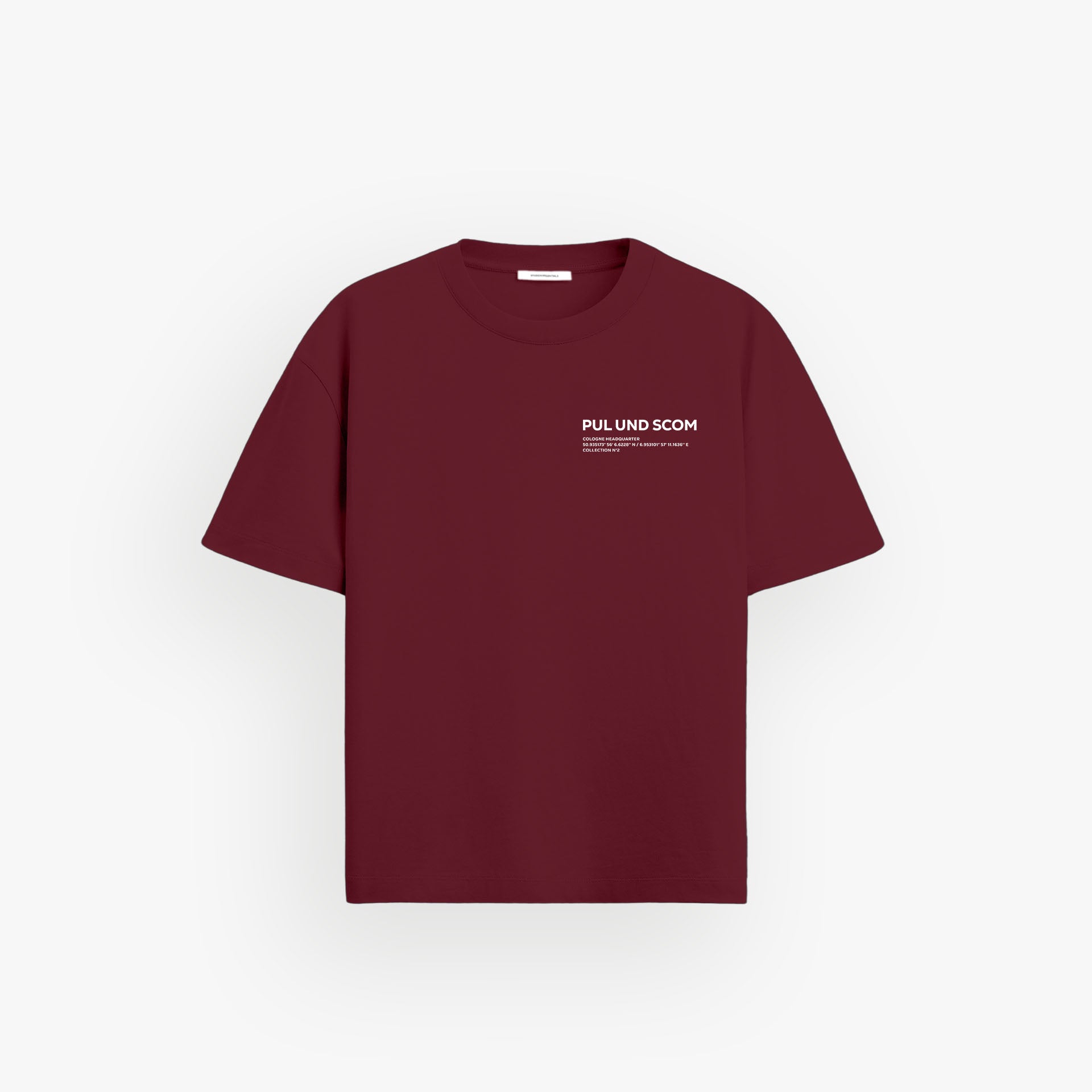 Heavy Oversized Shirt Velvet Wine · 23X140-2