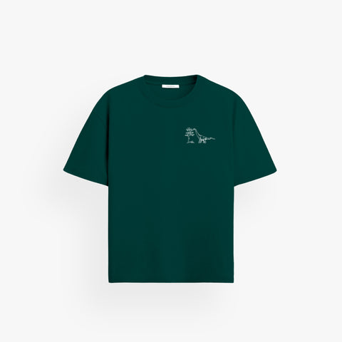 LULN · Classic Oversized Shirt Glazed Green · 23X150-2