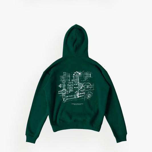 OTHR · Studios Essentials Hoodie N°1 Alpine Green · 23X152-1