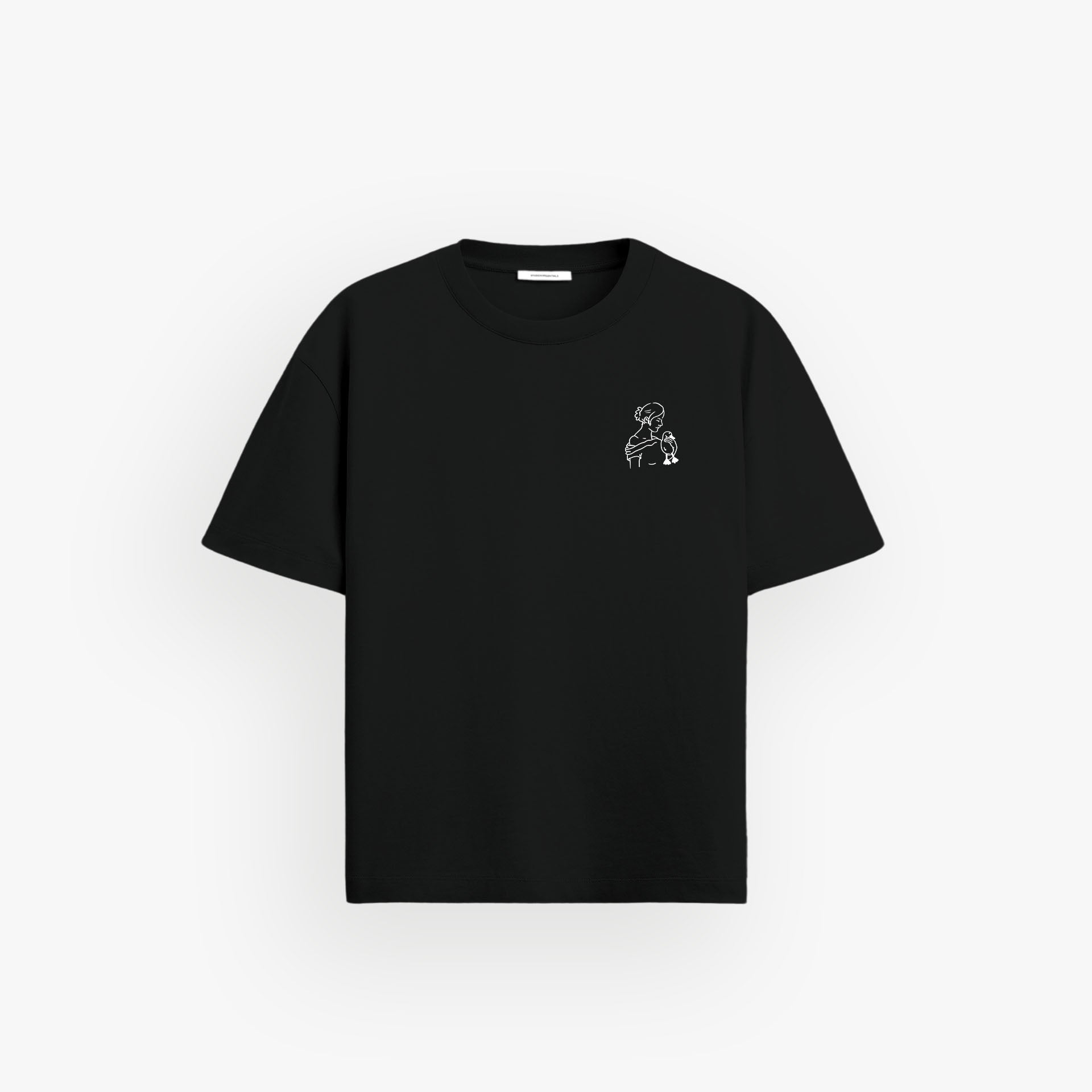 Iconic Oversized Shirt Black · 23X154-2