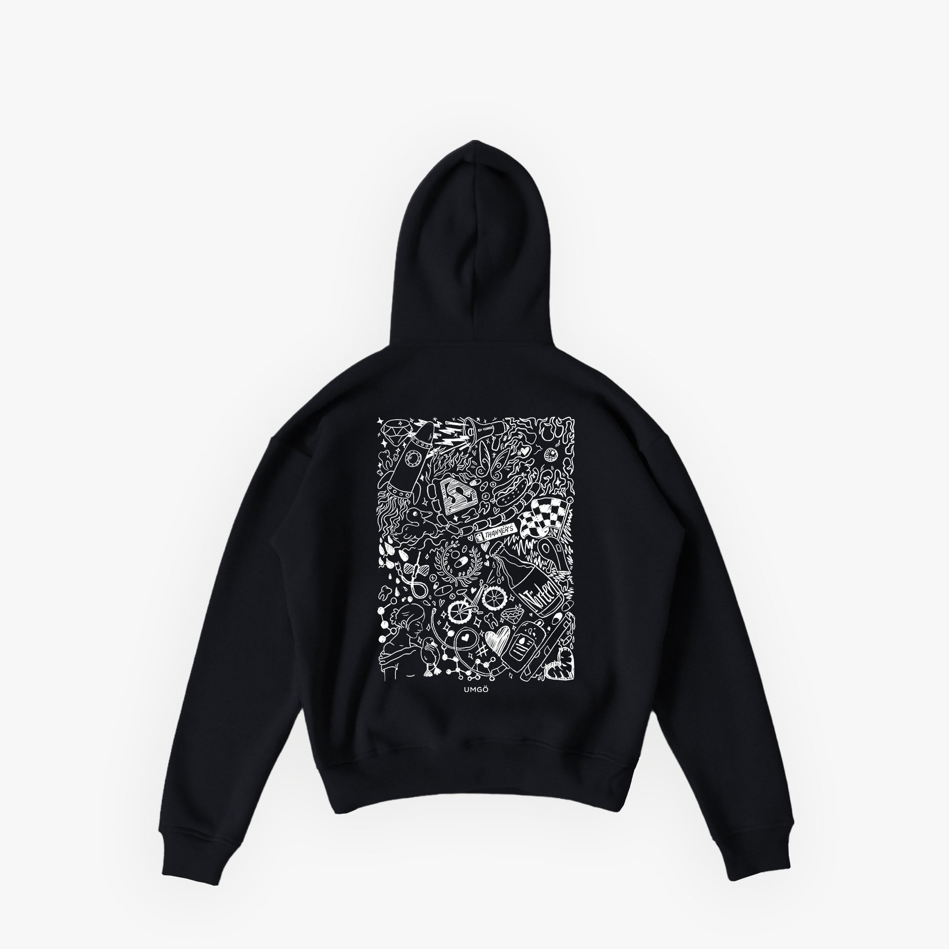 Studios Essentials Hoodie N°4 Black · 23X154-2