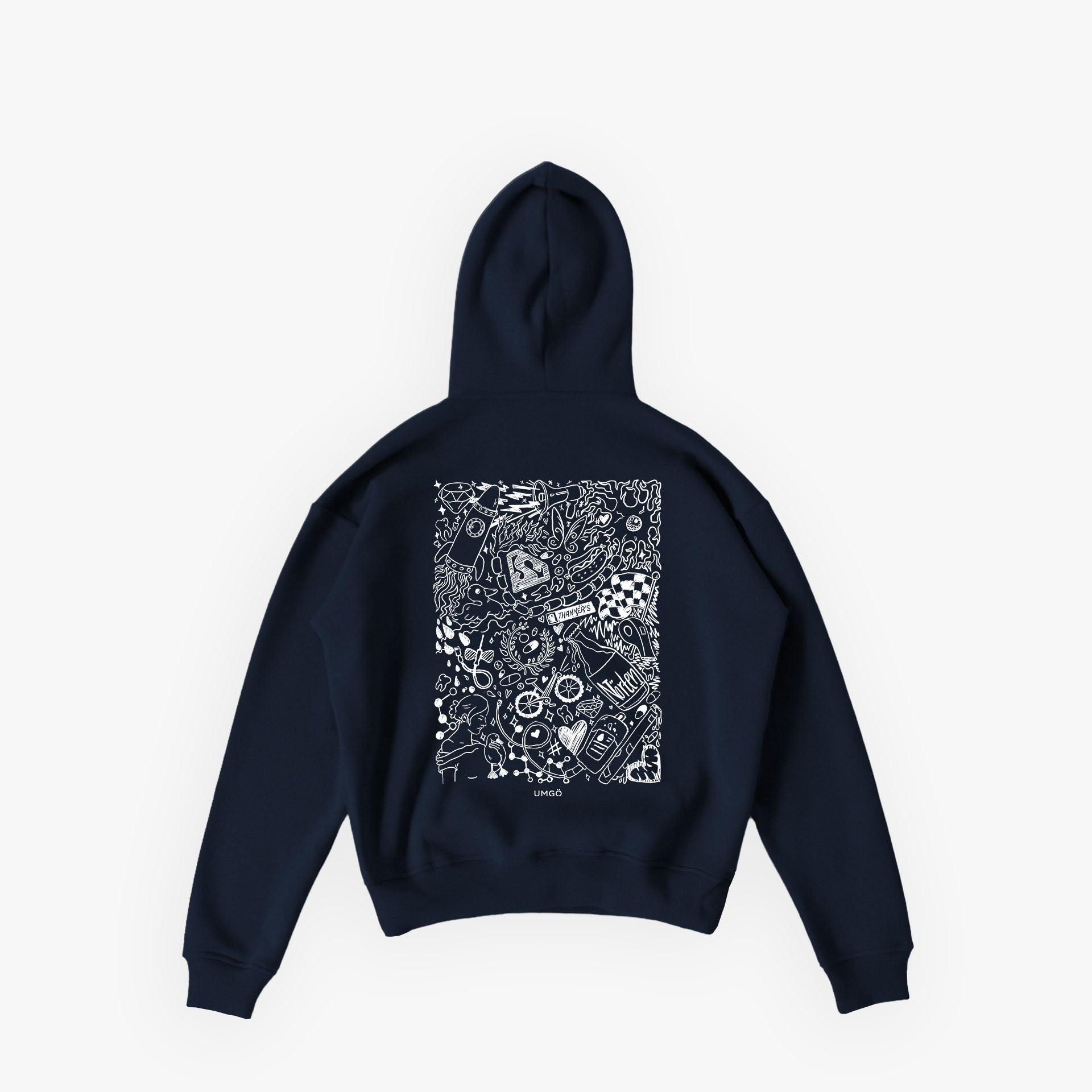 Studios Essentials Hoodie N°4 French Navy · 23X154-2
