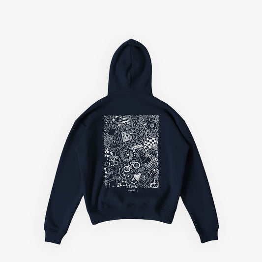 Studios Essentials Hoodie N°4 French Navy · 23X154-2