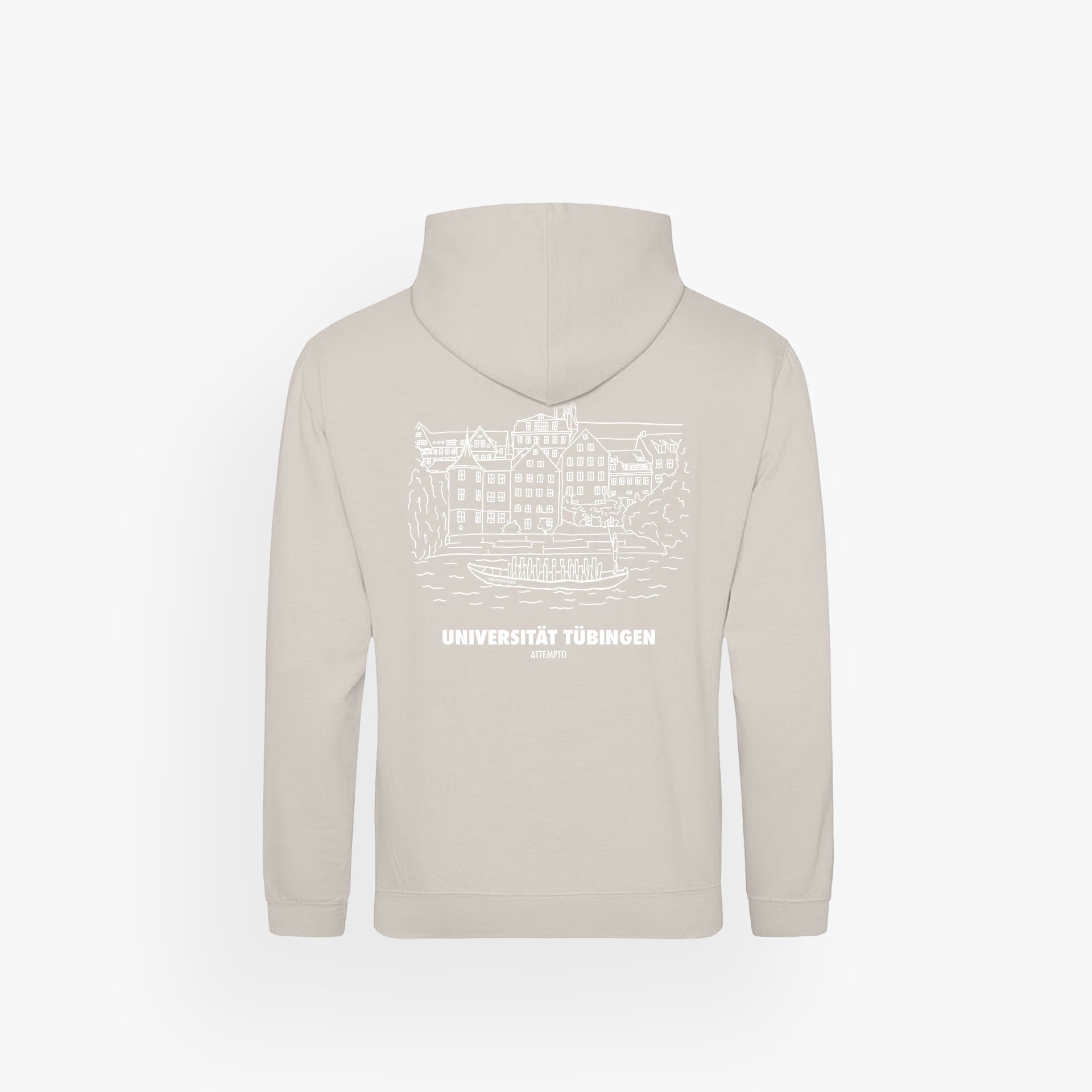 ZEKU · Basic Hoodie Natural Stone · 23X160-1