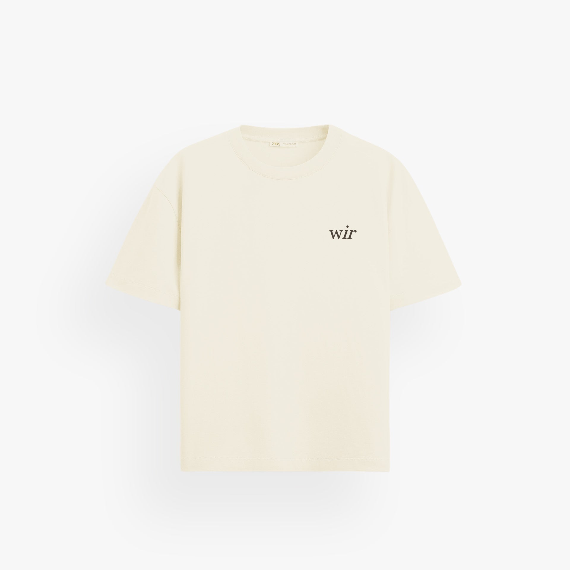 FWUS · Premium Oversized Shirt Natural Raw · 23X164-2