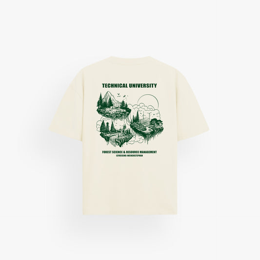 TUMF · Premium Oversized Shirt Natural Raw · 23X170-1