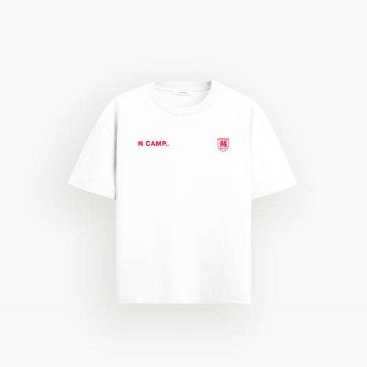 Iconic Oversized Shirt White Red · 23X208-1