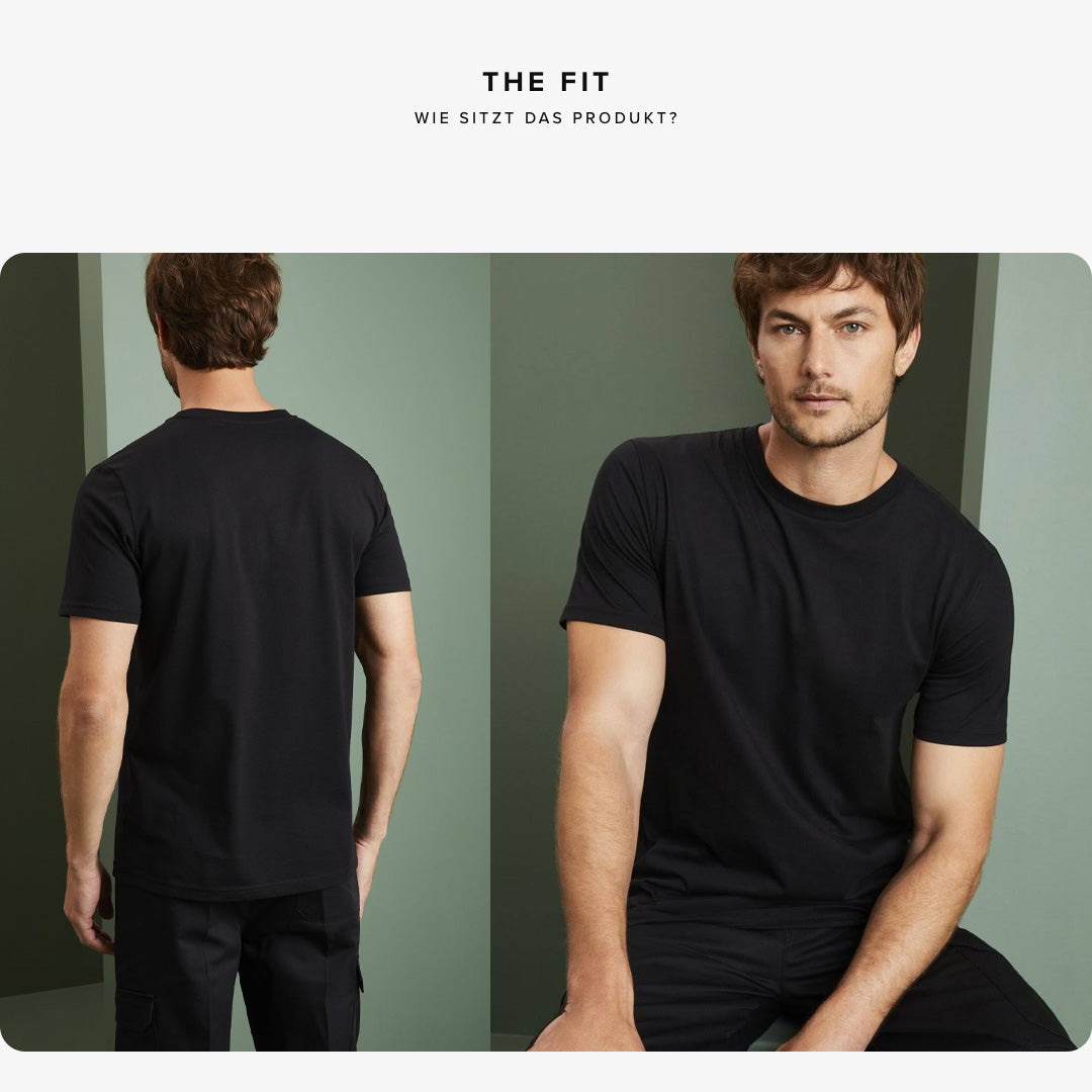 HS Hof · Classic Organic Shirt Black · 23X042