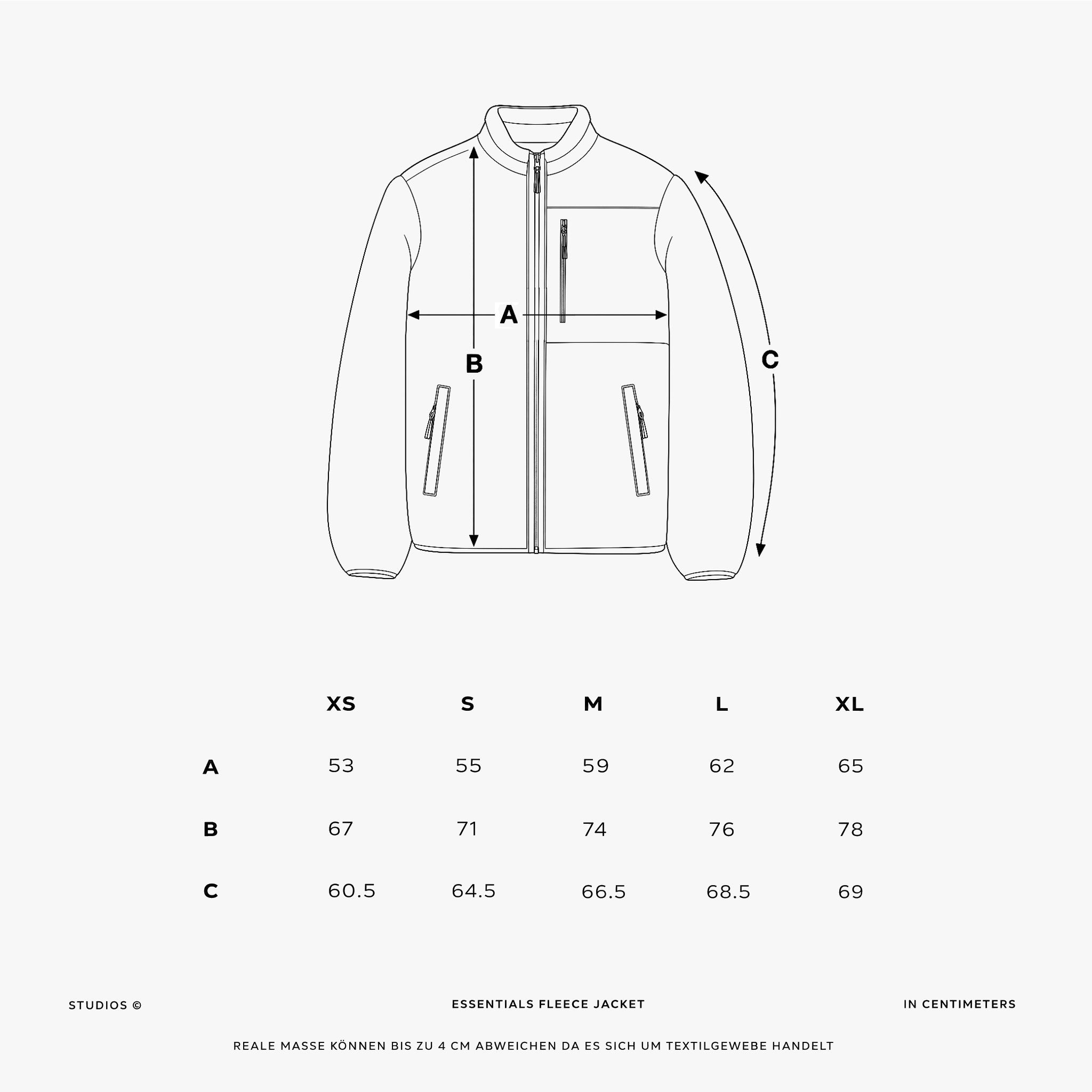 Essentials Fleece Jacket Dune