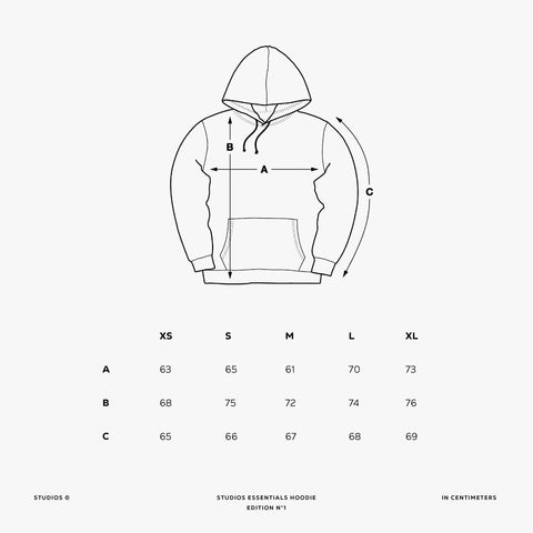 FSIG · Studios Essentials Hoodie N°1 Black · 23X135-1