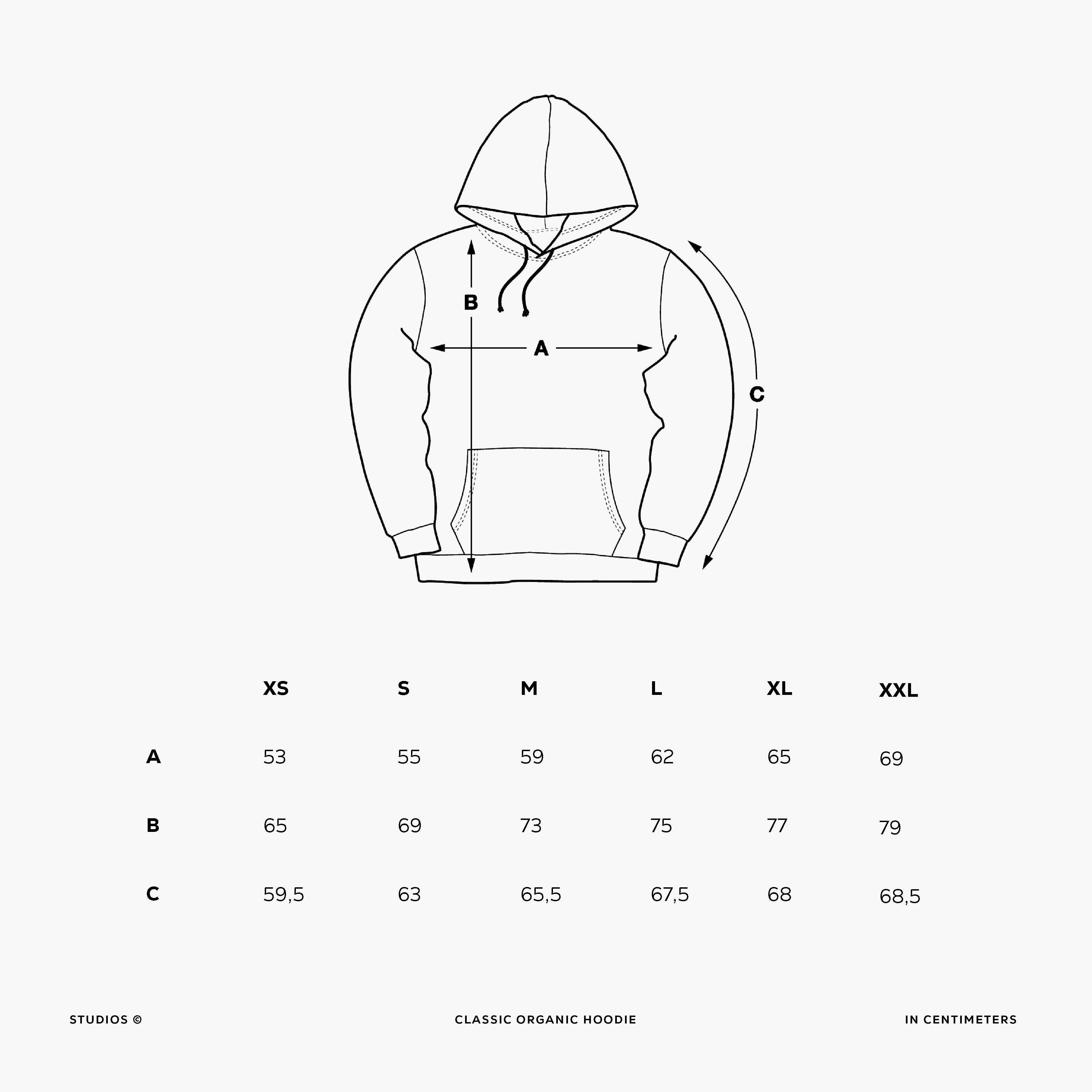 Classic Hoodie Natural Raw · 23X154-2