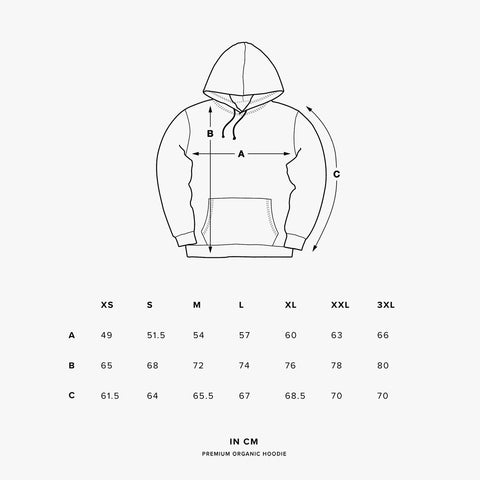 EUFB · Premium Organic Hoodie Black · 23X086-1