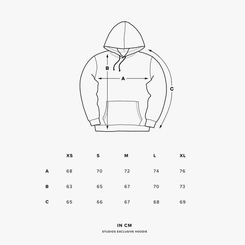 EUFB · Studios Exclusive Hoodie Black · 23X086-1