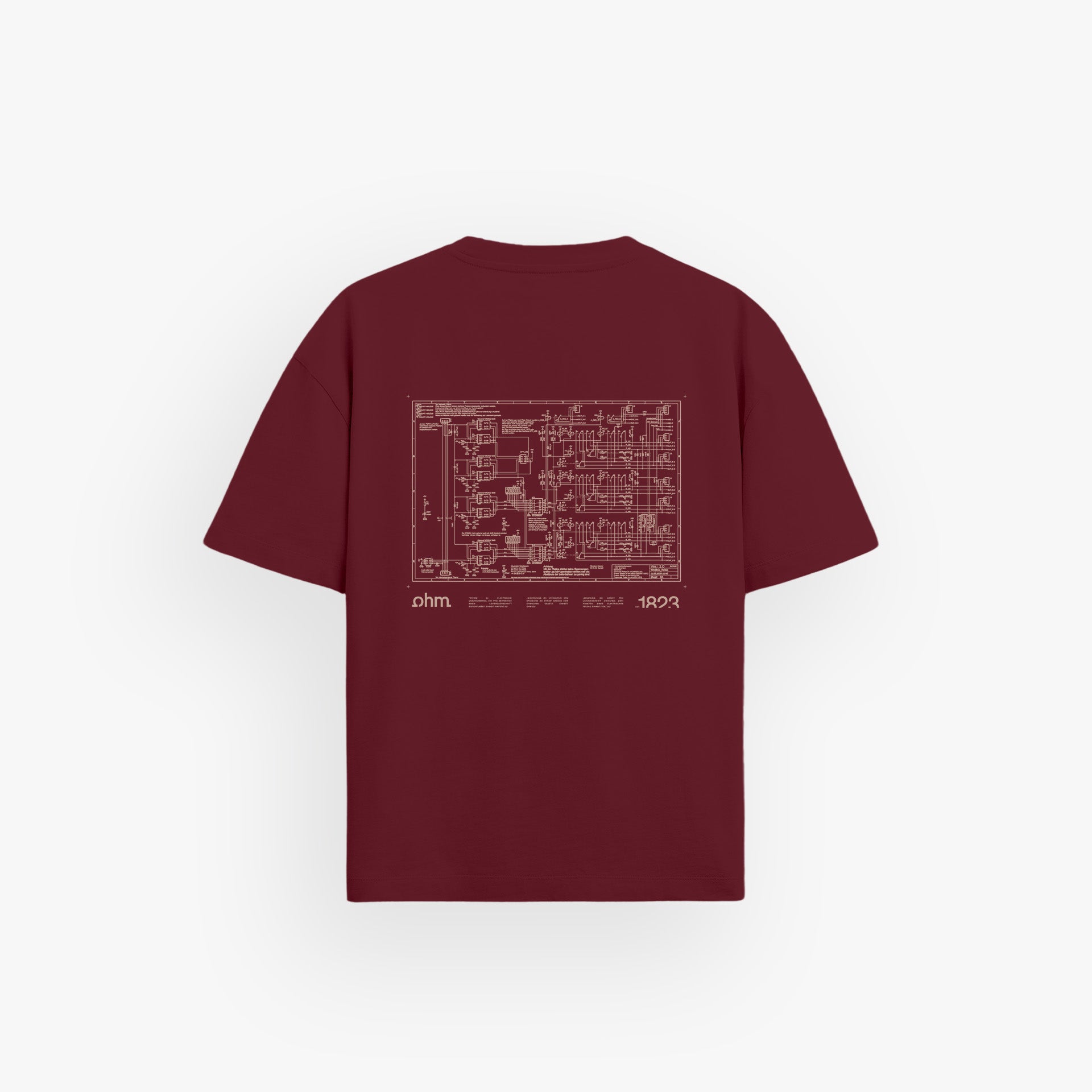 Heavy Oversized Shirt Velvet Wine