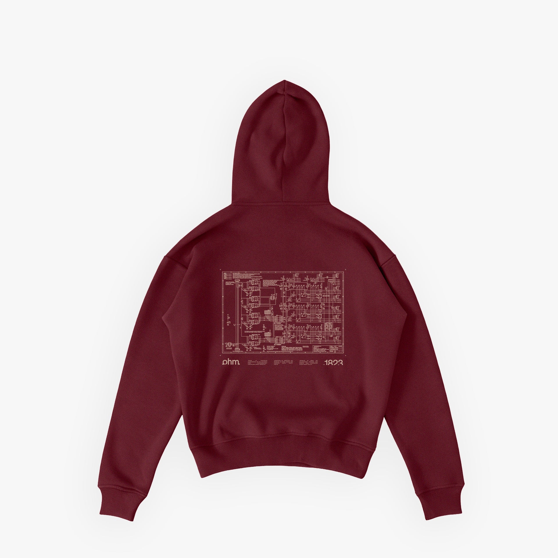 Studios Essentials Hoodie N°4 Velvet Wine