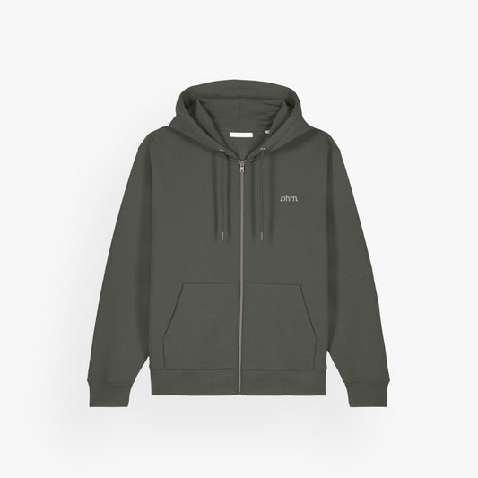 Iconic Zip Hoodie Pale Verde