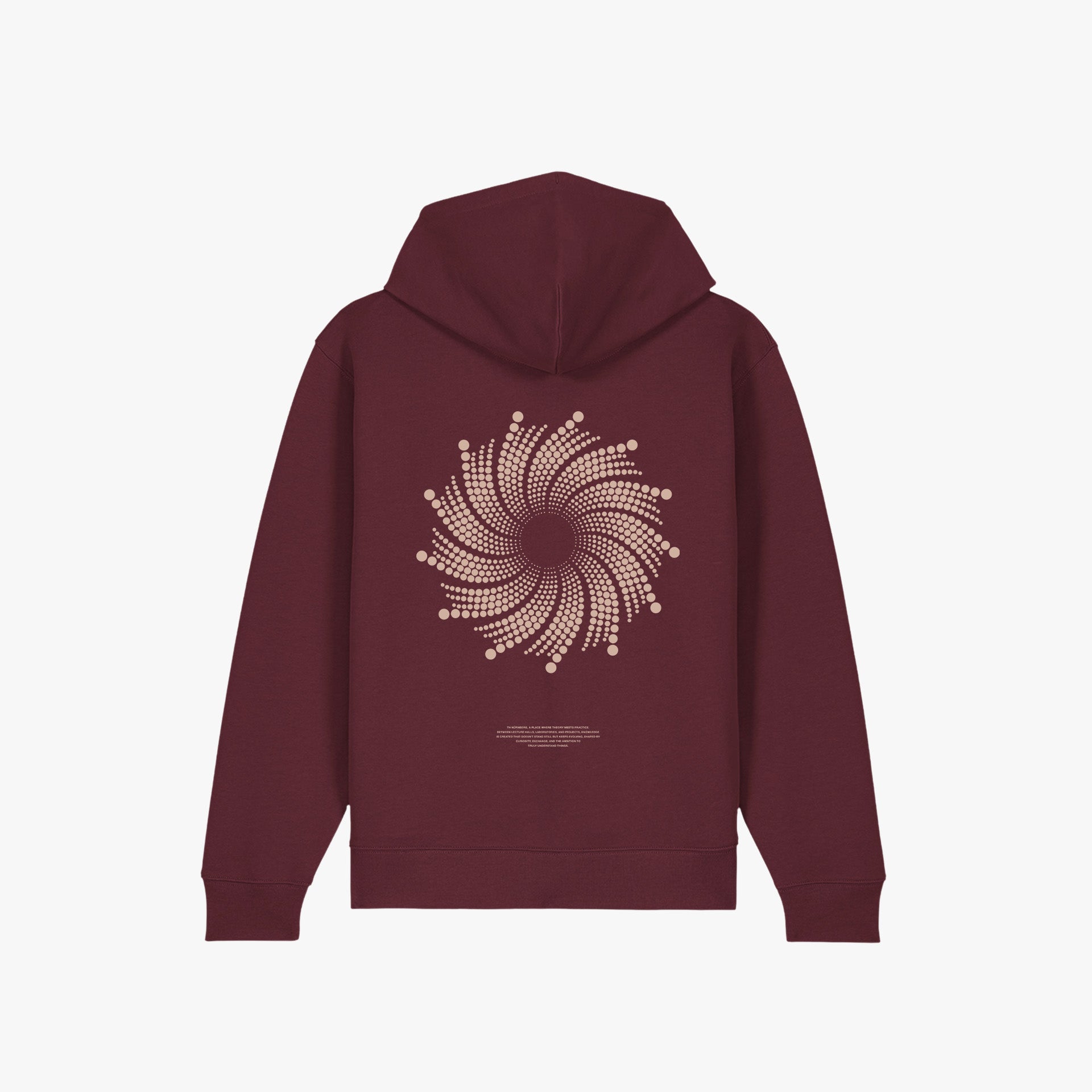 Iconic Zip Hoodie Velvet Wine