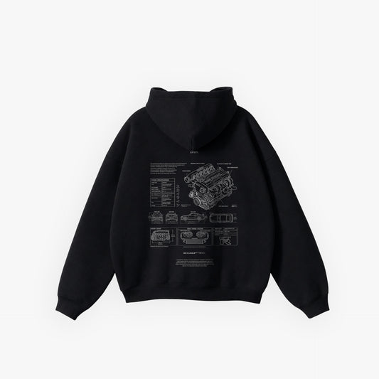 Iconic Fashion Hoodie Black
