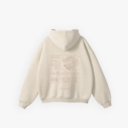 Iconic Fashion Hoodie Grand Ivory