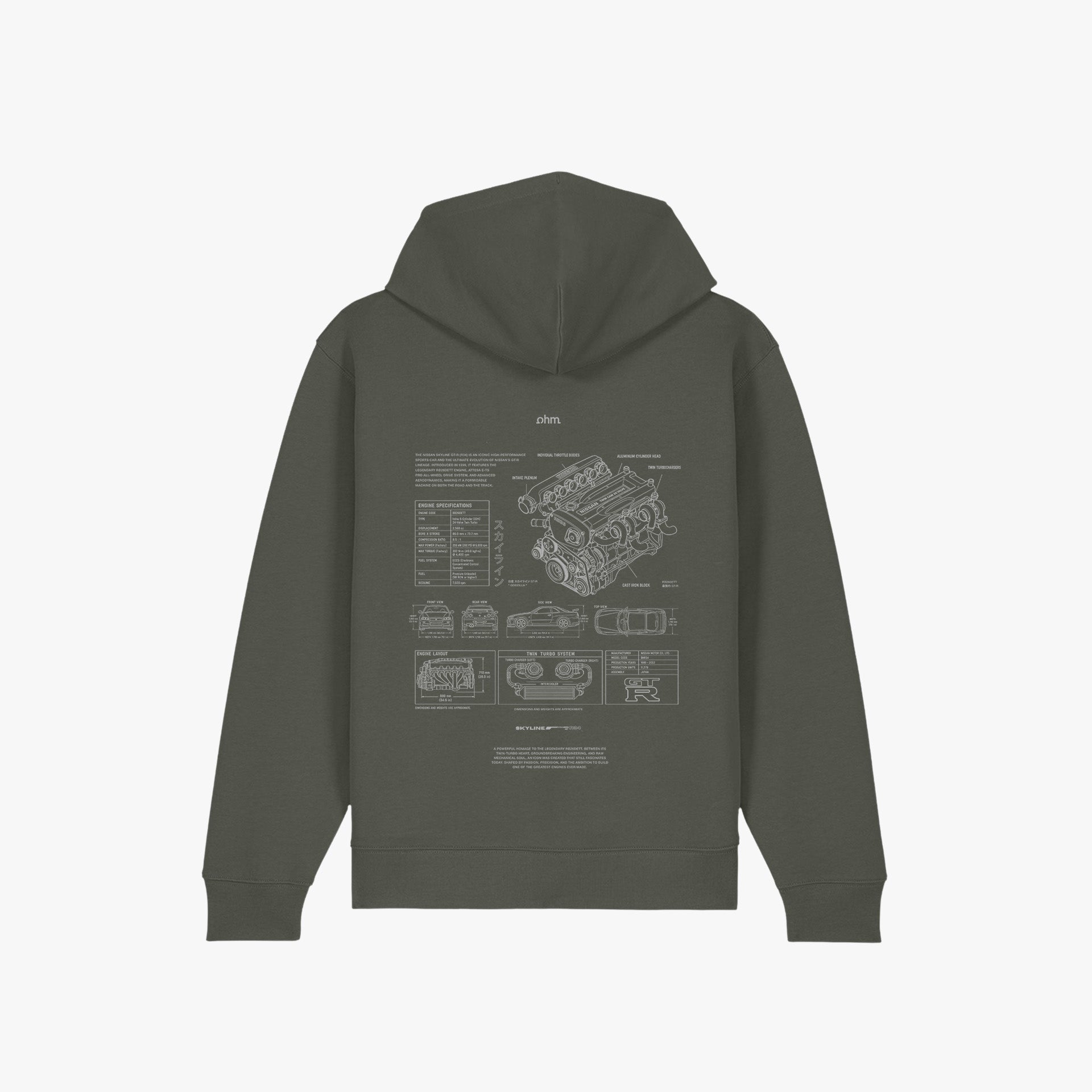 Iconic Zip Hoodie Pale Verde