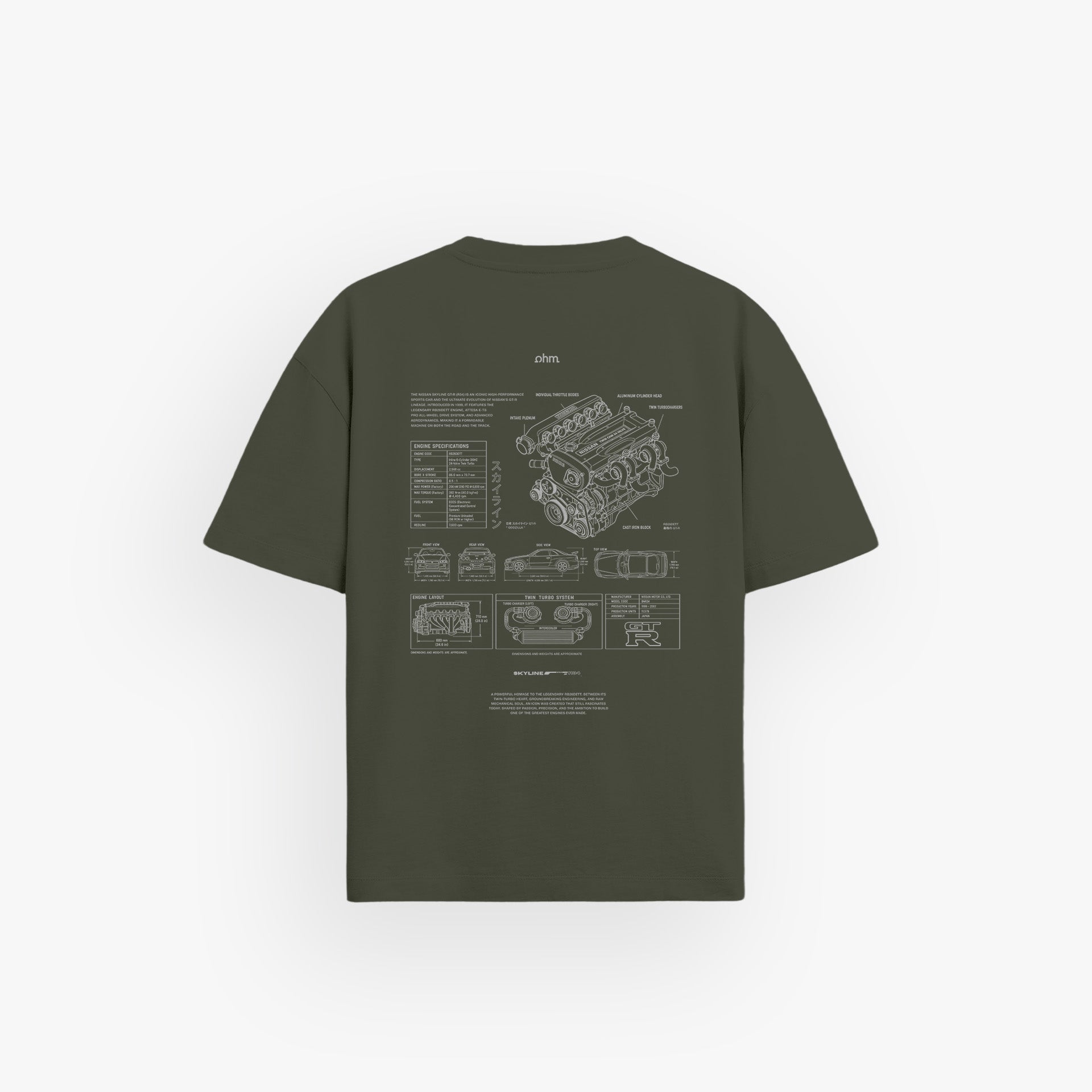 Iconic Oversized Shirt Pale Verde