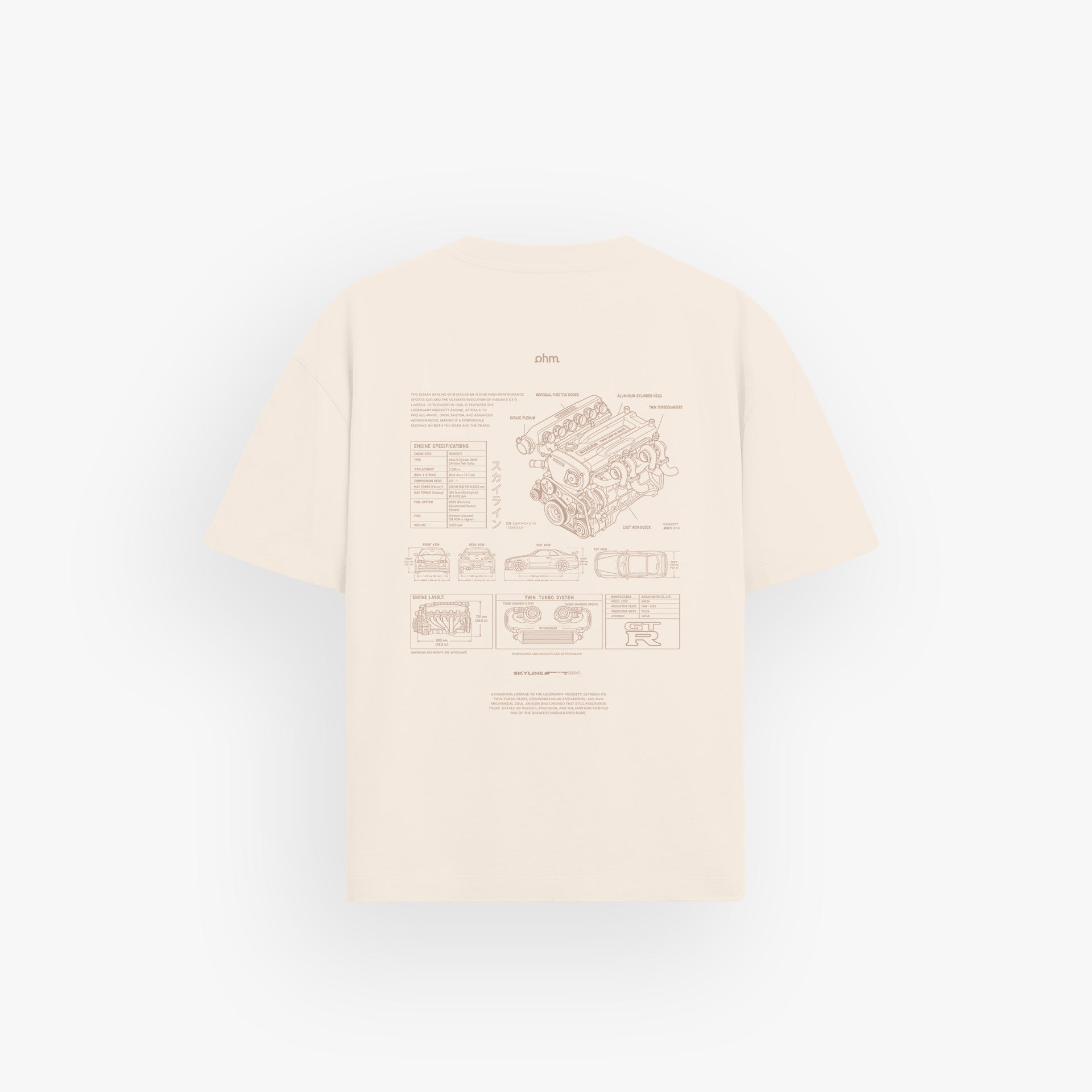 Iconic Oversized Shirt Raw Ivory