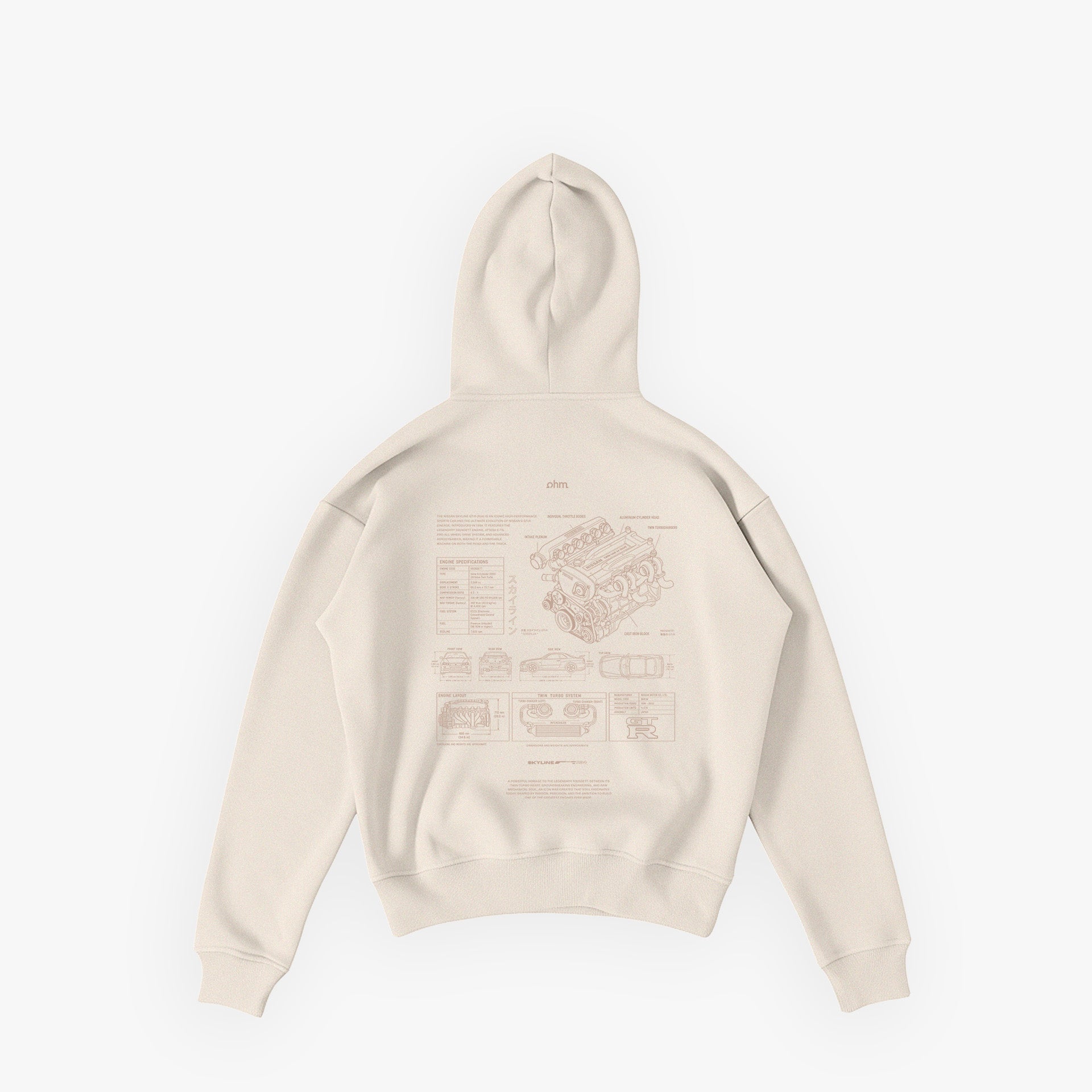 Studios Essentials Hoodie N°4 Raw Ivory