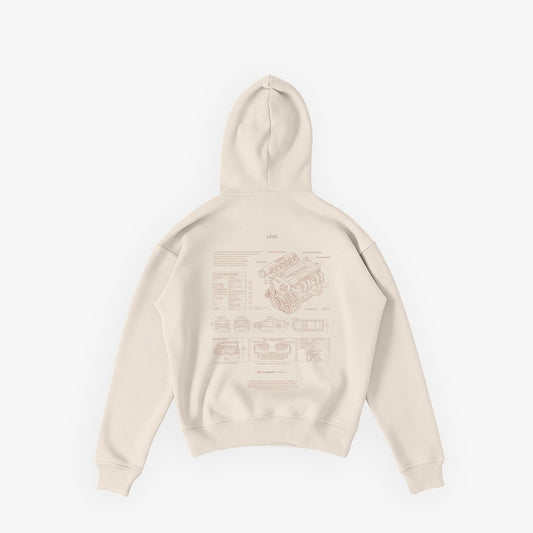 Studios Essentials Hoodie N°4 Raw Ivory