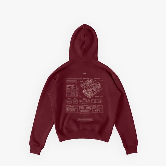 Studios Essentials Hoodie N°4 Velvet Wine