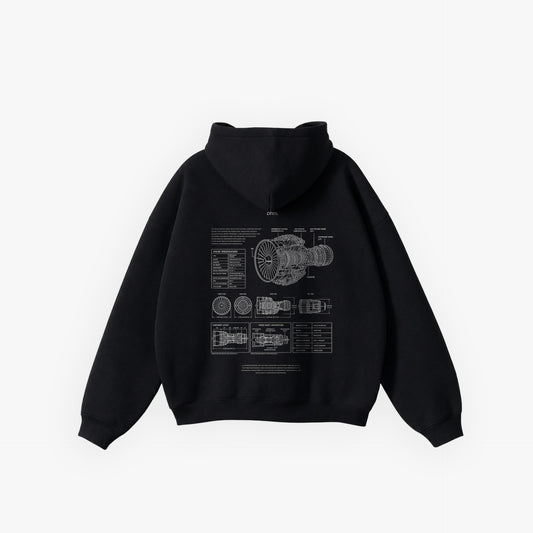 Iconic Fashion Hoodie Black