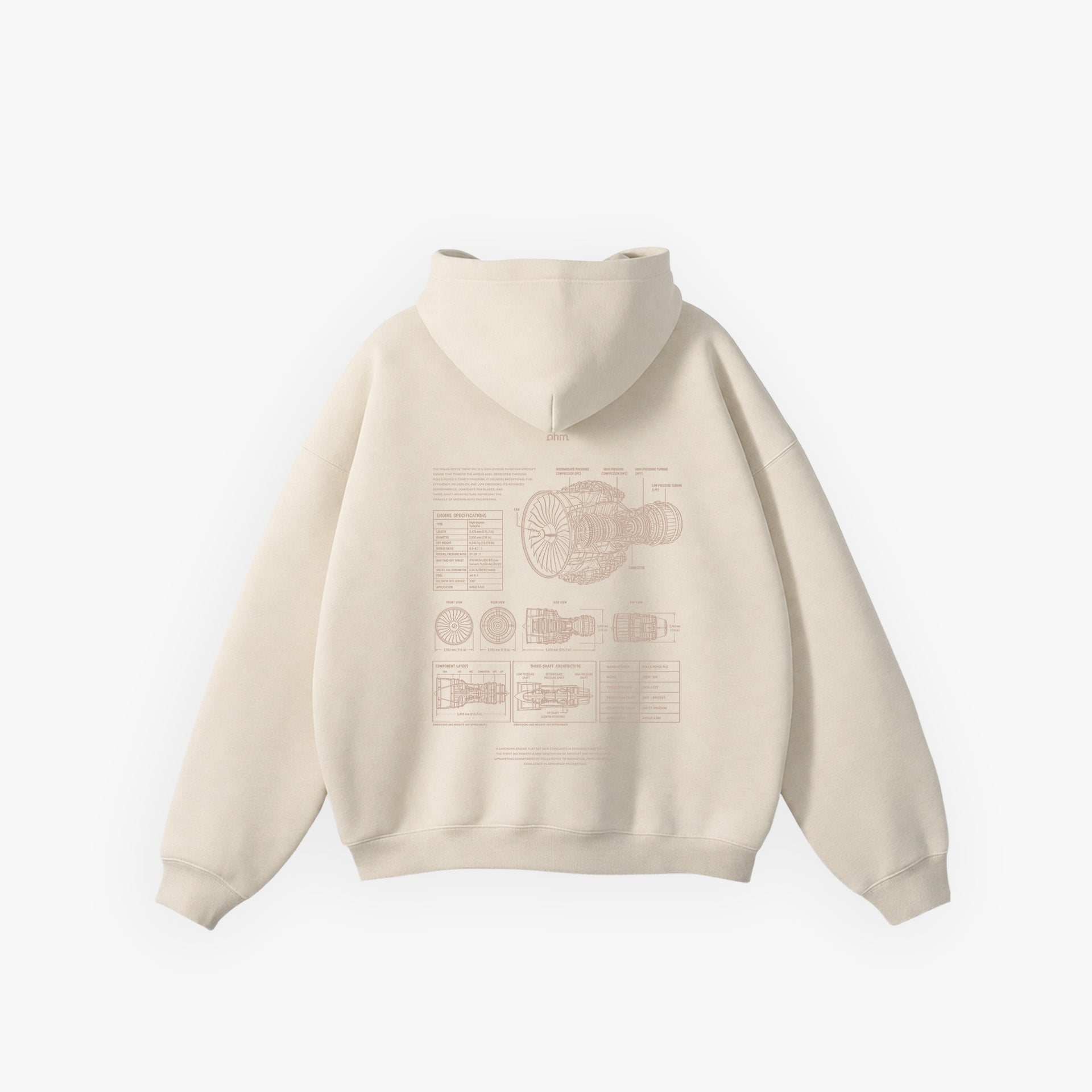 Iconic Fashion Hoodie Grand Ivory