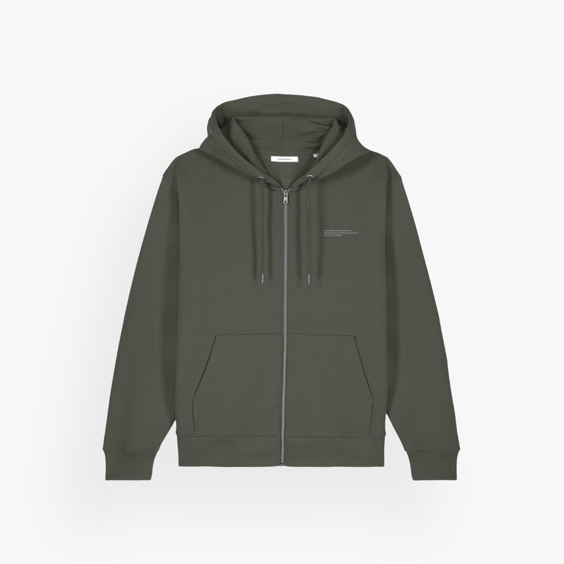 Iconic Zip Hoodie Pale Verde