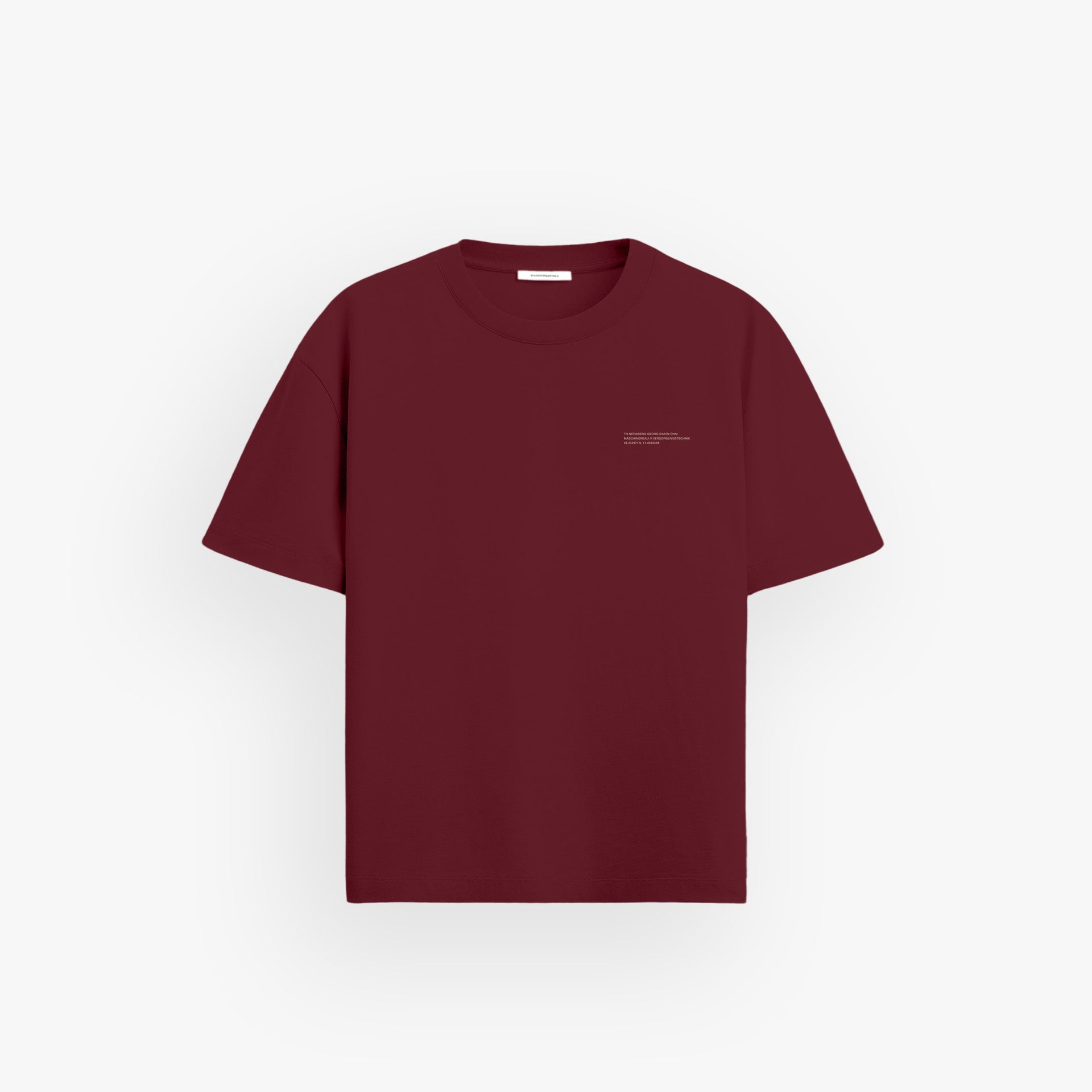 Heavy Oversized Shirt Velvet Wine